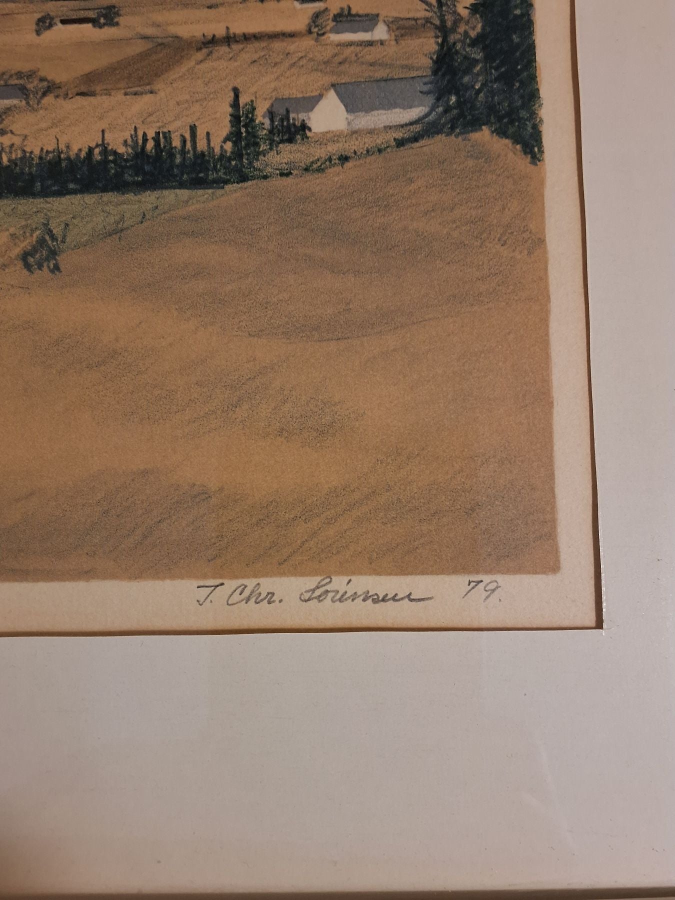 Jens Chr. Sørensen litografi